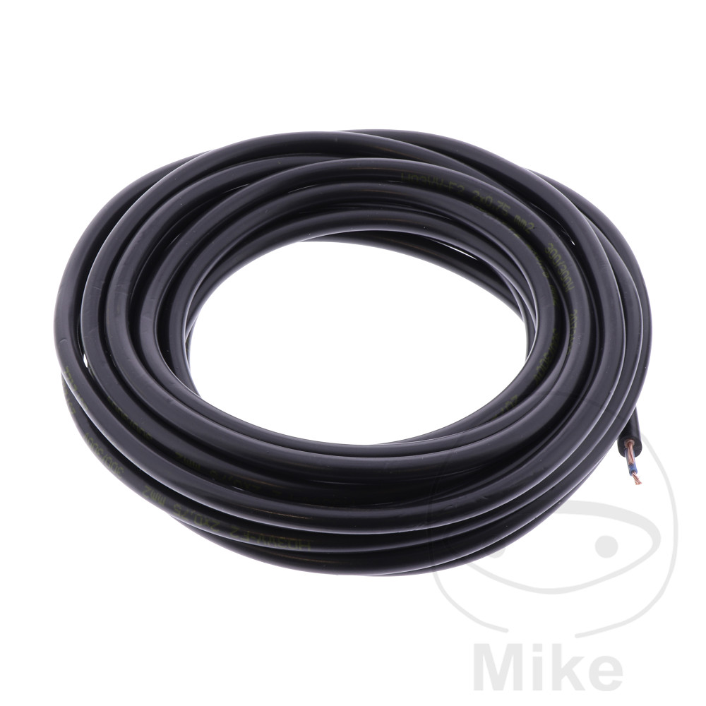 JMP H03VV-F 2X0.75 black cable - 5M pack